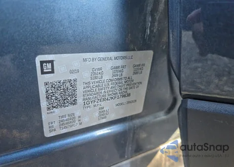 2019 Cadillac Xt4 Sport z USA, uszkodzony, nr VIN 1GYFZER42KF179638